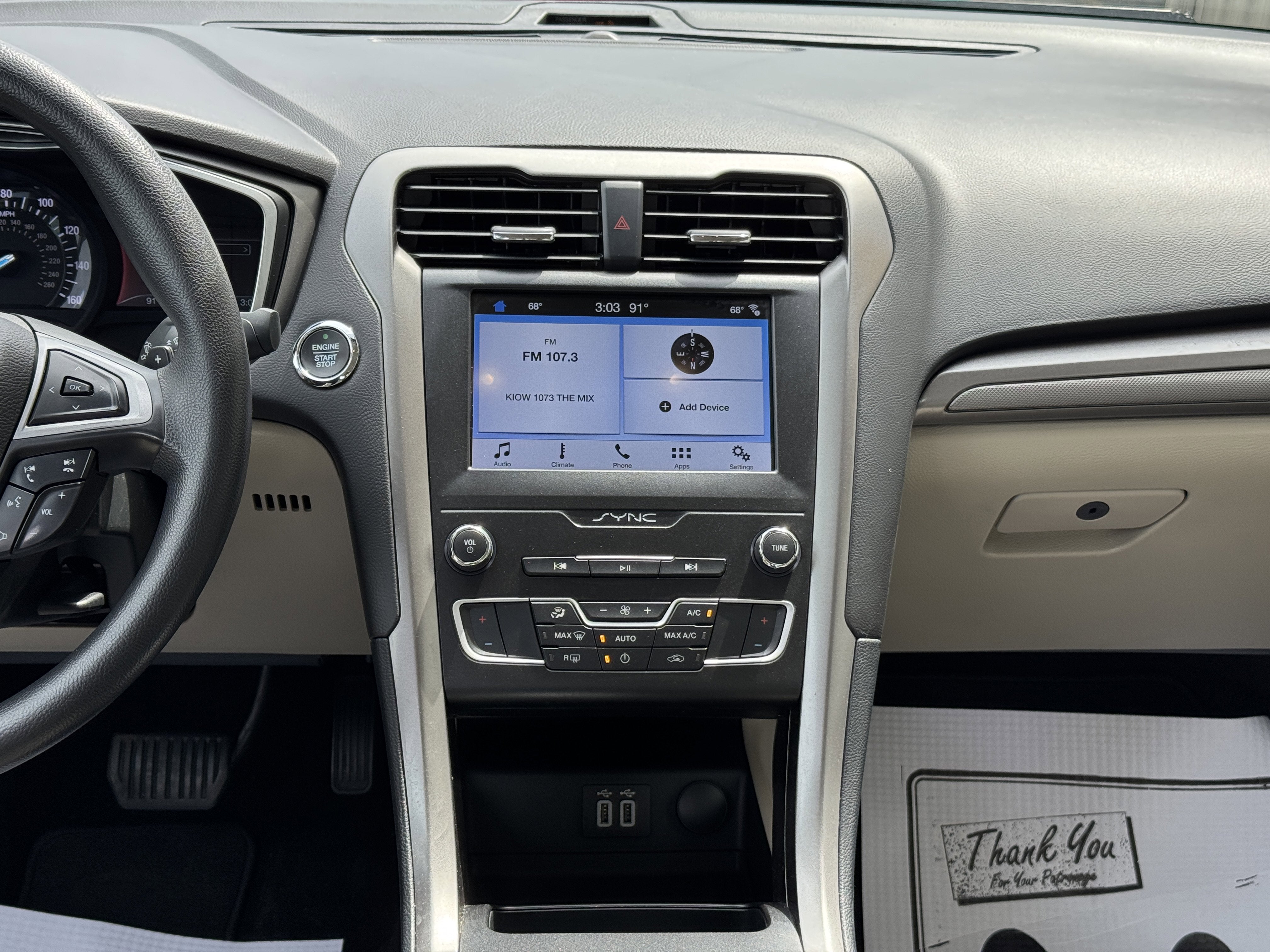 2019 Ford Fusion SE
